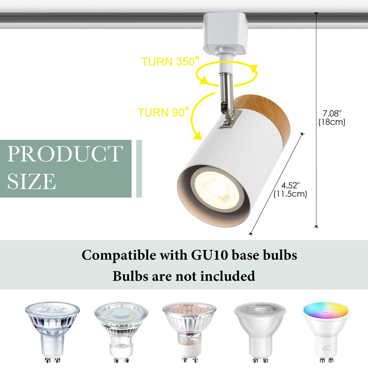H Type 6 Track Lighting Heads