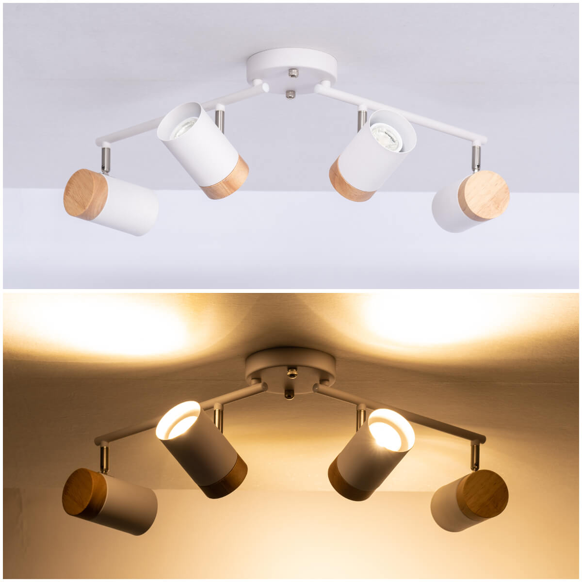 4-Light LED Track Lights
