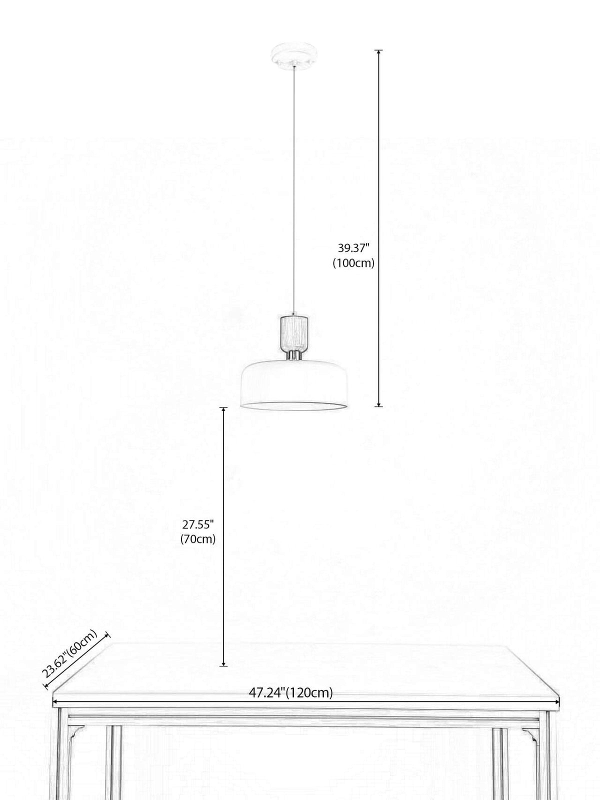 Simple Pendant Light Fixture
