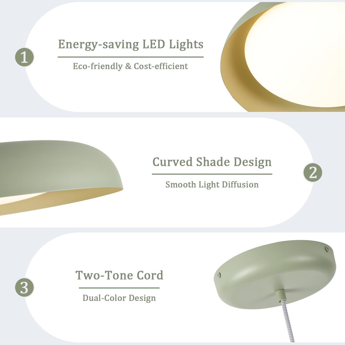 BISAMIYA   LED Pendant Light