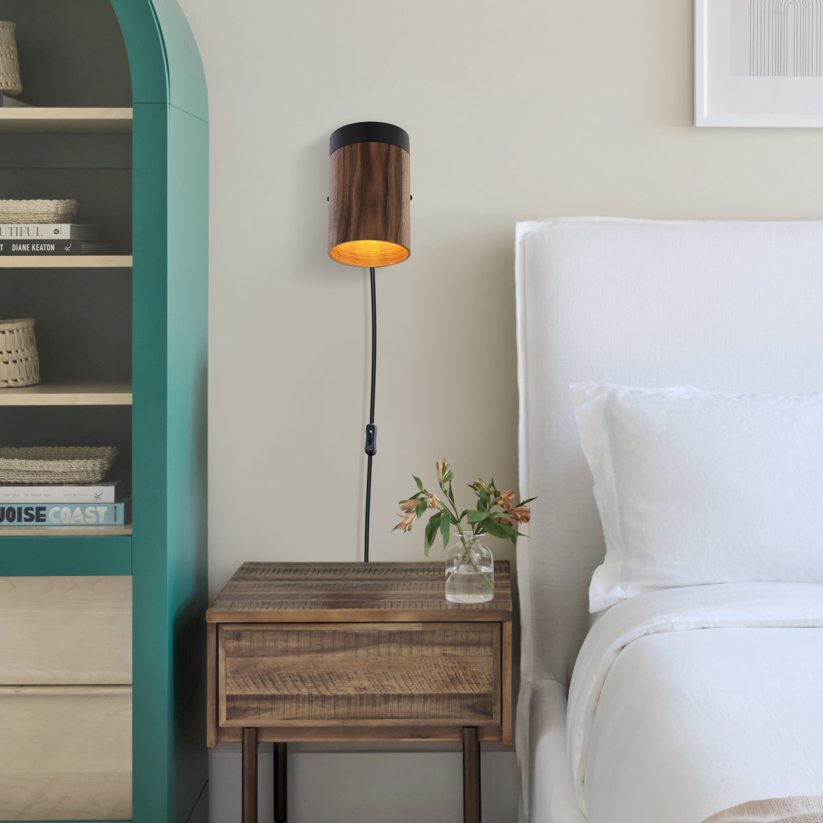 BISAMIYA   Wood Wall Lamp