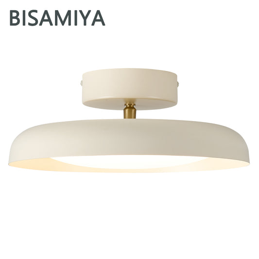 BISAMIYA  LED Cream Ceiling Light