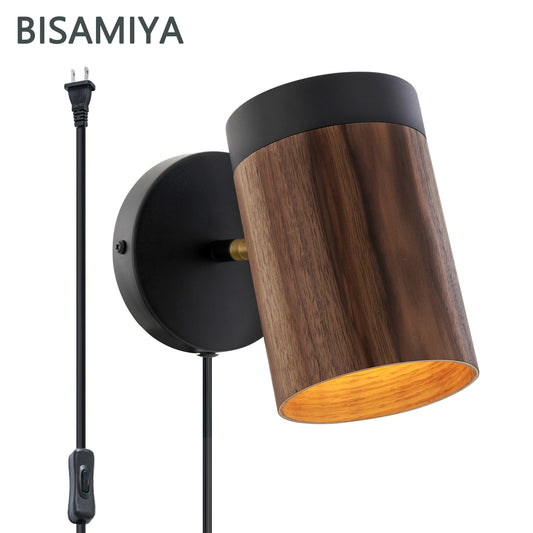 BISAMIYA   Wood Wall Lamp